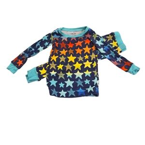 Little Sleepies Long Sleeve Two Piece Rainbow Stars Pj Set